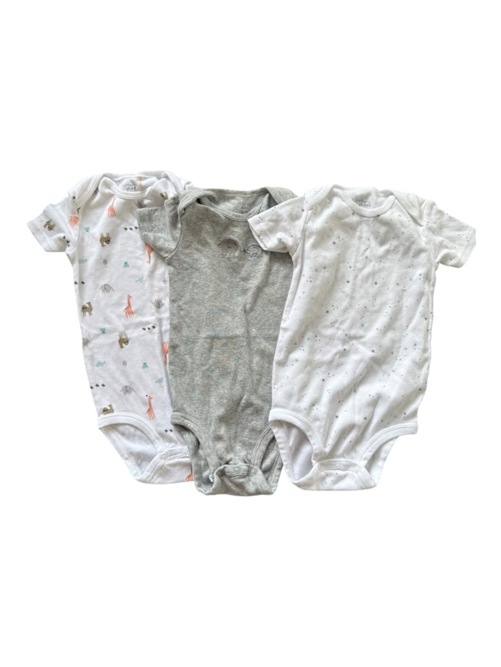 Little Planet Organic By Carter’s Short Sleeve Bodysuit 3 Pack Size 18M